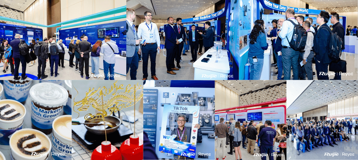 The 2025 Ruijie Reyee Partner Summit featured seven dynamic exhibition zones